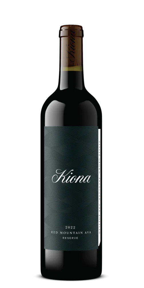 Kiona's 2022 Reserve (Estate Bottled | Red Mountain) wine bottle