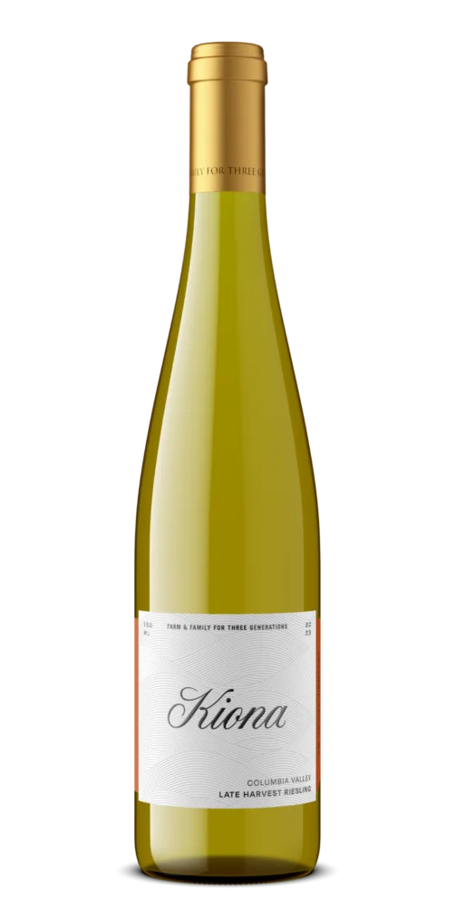 Kiona's 2023 Late Harvest Riesling (Columbia Valley) wine bottle