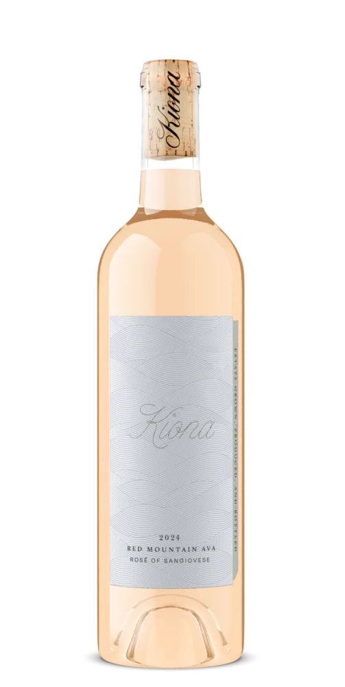 Kiona's 2024 Rosé of Sangiovese (Estate Bottled | Red Mountain) wine bottle