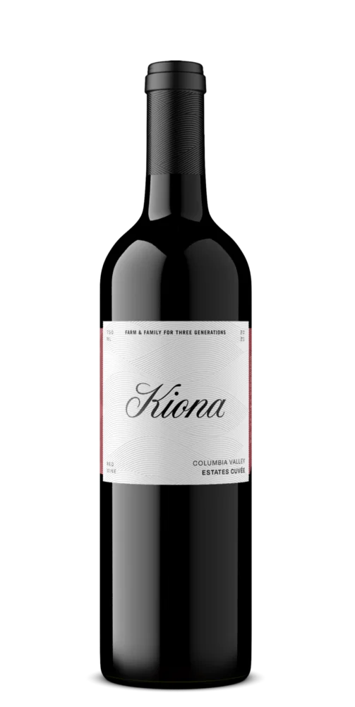 Kiona's 2021 Estates Cuvée (Columbia Valley) wine bottle