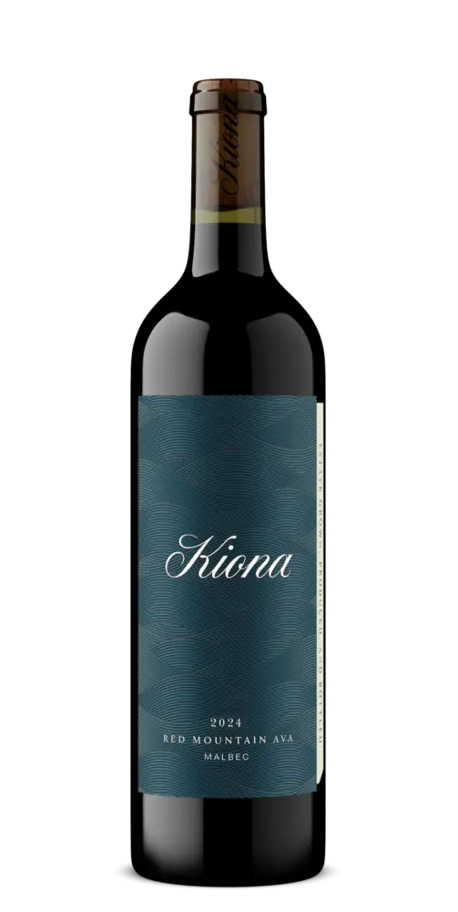 Kiona's 2024 Malbec (Estate Bottled | Red Mountain) wine bottle