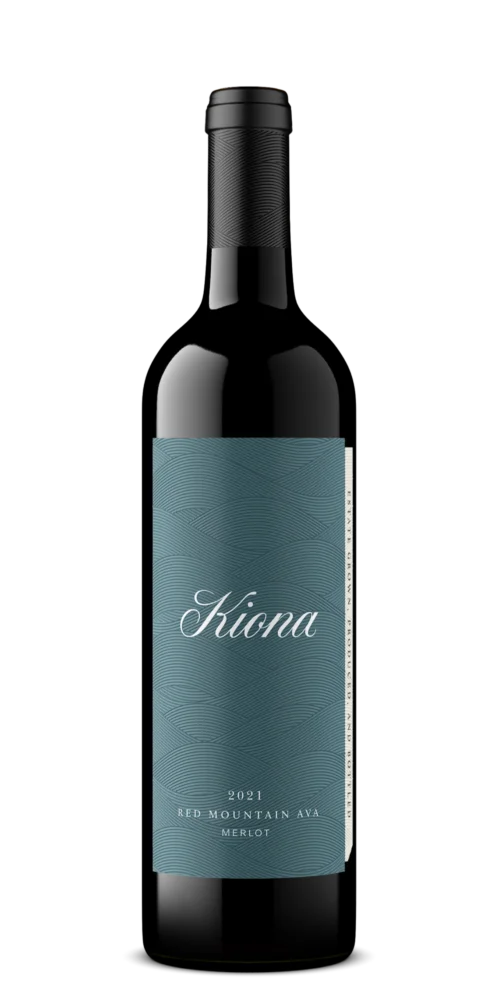 Kiona's 2021 Merlot (Estate Bottled | Red Mountain) wine bottle