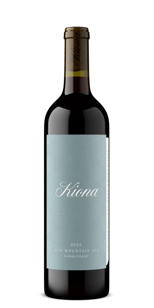 Kiona's 2022 Sangiovese (Estate Bottled | Red Mountain) wine bottle